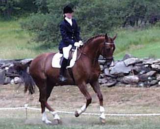 Suzy and Helenikos at GMHA, 1999; Photo by Susan Sellew